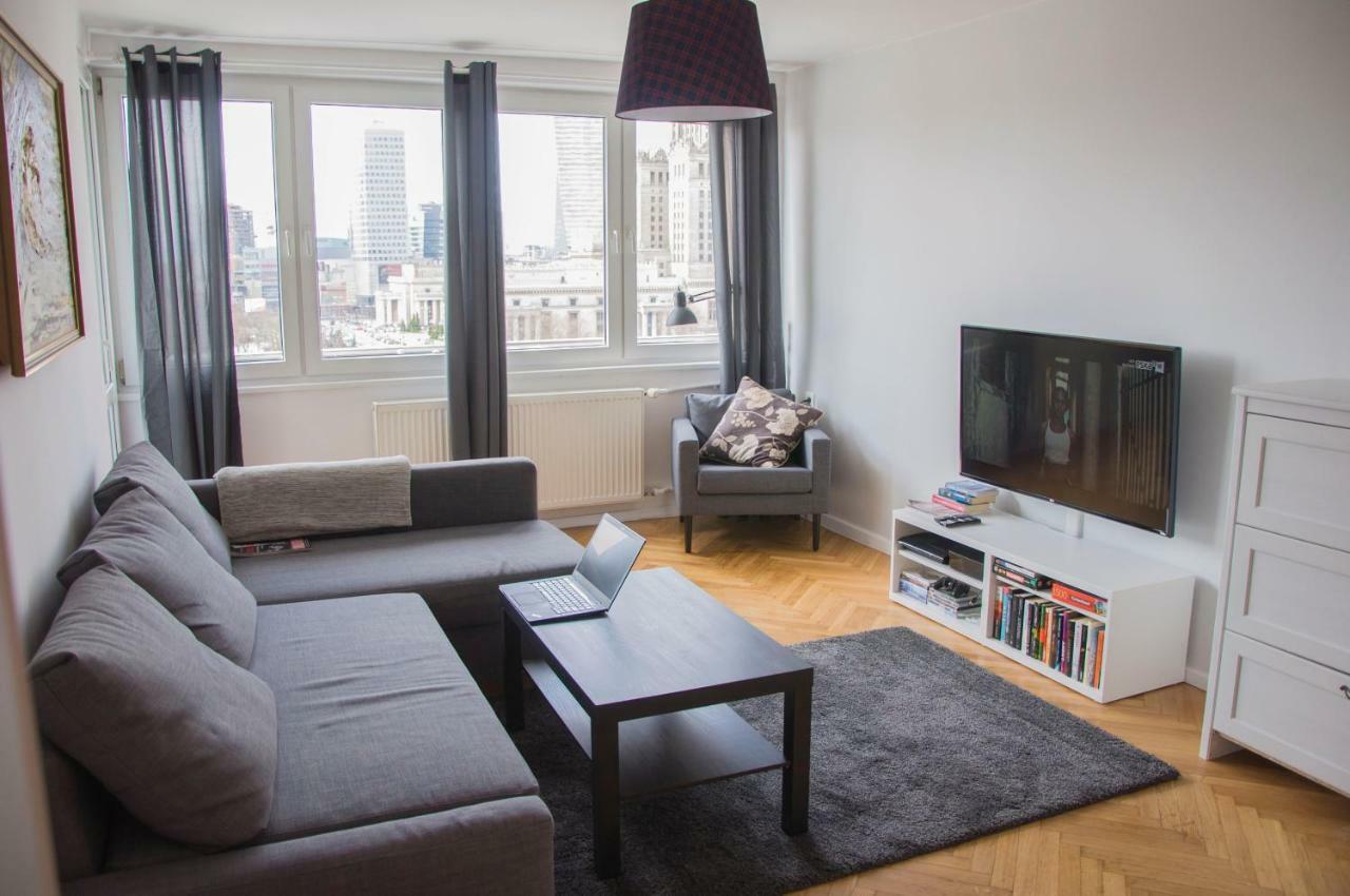 Apartament Widok Centrum Lägenhet Warszawa Exteriör bild